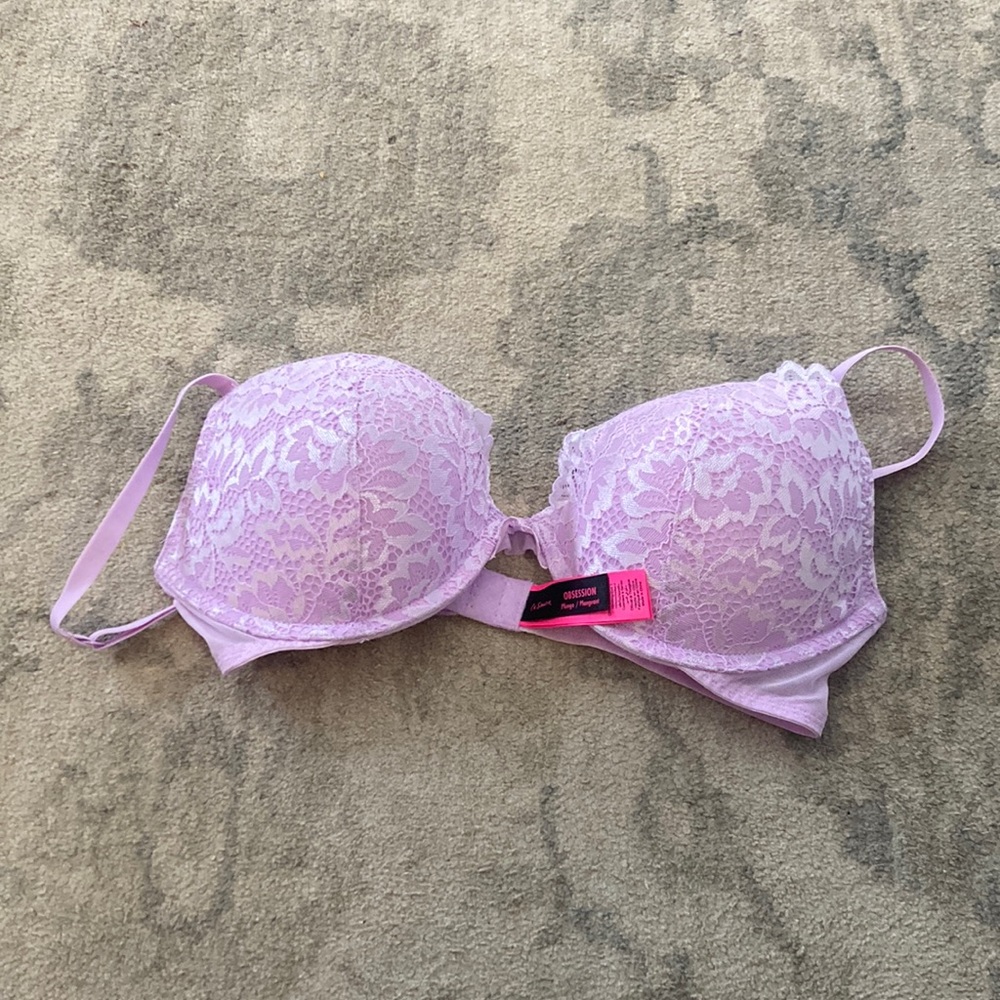 La  Seuza Obsession Plunge light purple bra